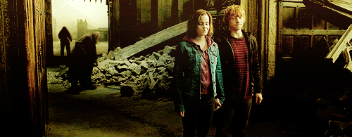  Ron and Hermione l Holding Hands Moments