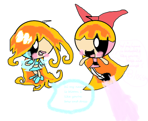 bloom(from winx club) meets blossom