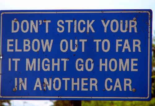 funny road signs