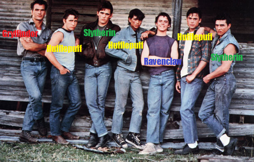 if the outsiders went to hogwarts