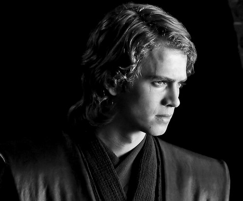  Anakin in black and white