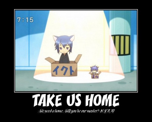  Ikuto says take us home. :3