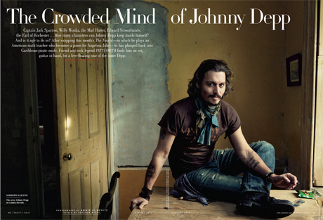  Johnny Depp par Annie Leibovitz