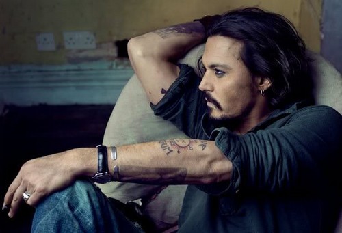  Johnny Depp sa pamamagitan ng annie leibovitz