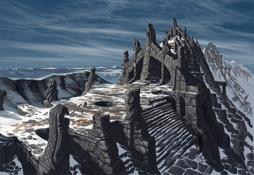  Nordic Temple Ruins- Concept Art