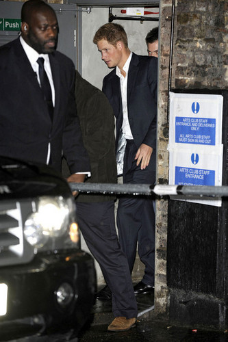  Prince Harry is spotted leaving the Arts Club