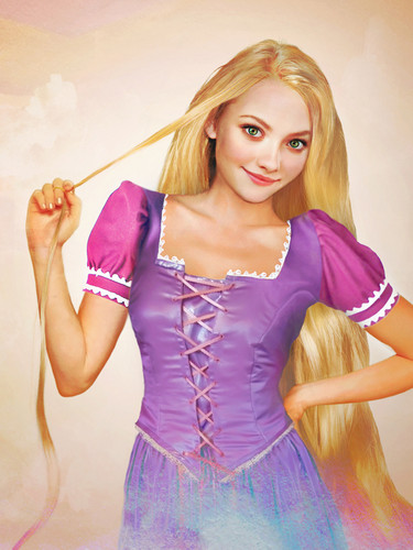  Real life drawing of Rapunzel