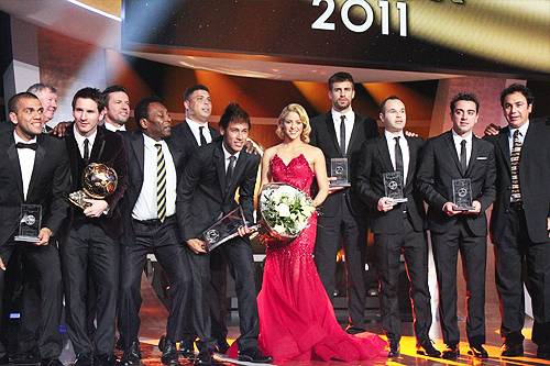  샤키라 - "FIFA Ballon d’Or 2011" - (January 9, 2012)