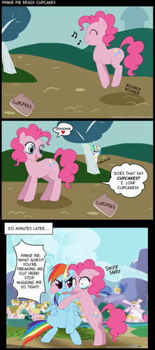  The Mane 6 Read Cupcakes