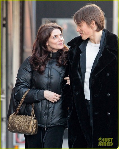  Ashley Greene & Reeve Carney were out and about in NYC Jan 16 2012