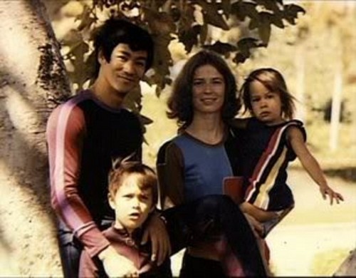 Bruce with his family