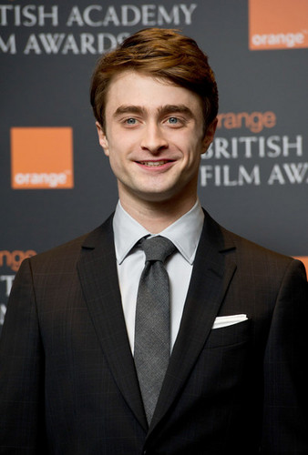  Daniel Radcliffe attend the nomination announcement for The kahel BAFTA