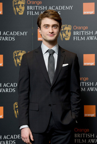  Daniel Radcliffe attend the nomination announcement for The オレンジ BAFTA
