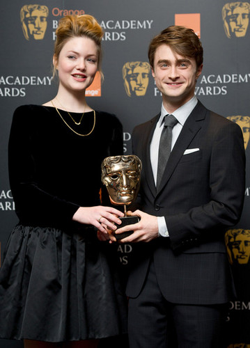  Daniel Radcliffe attend the nomination announcement for The नारंगी, ऑरेंज BAFTA