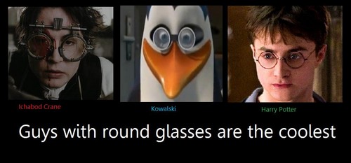  Guys with round glasses are cool
