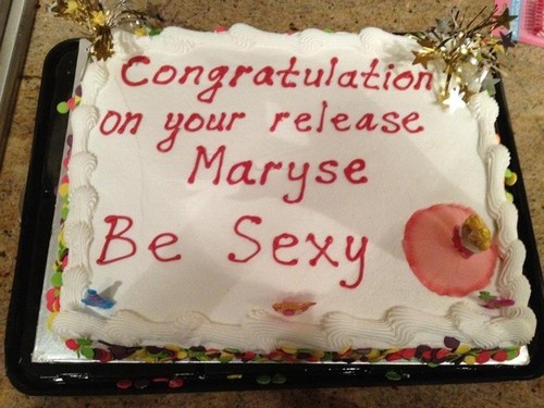  Maryse's "Release Party" Cake