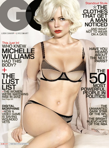 Michelle Williams - 'GQ' February 2012 / Cover