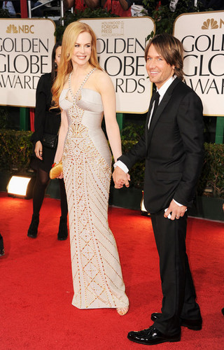  Nicole Kidman and Keith Urban - Golden Globe Awards