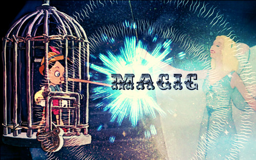  Pinocchio - Magic پیپر وال