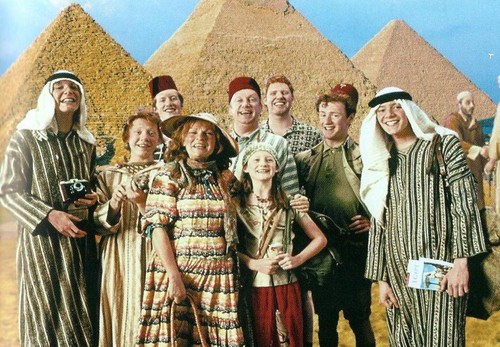 The Weasleys in Egypt