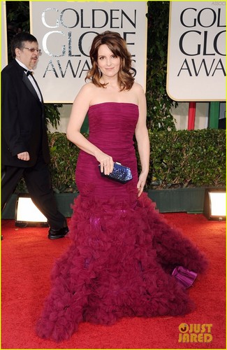  Tina Fey - Golden Globes 2012 Red Carpet