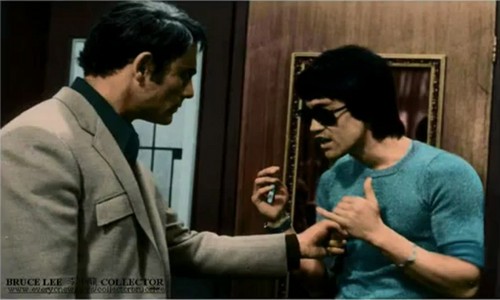  on the set of ENTER THE DRAGON
