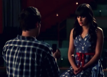 Finn proposing to Rachel ♥