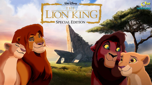  Lion King Couples achtergrond (HD)