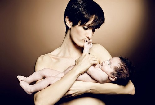 Martina Sablikova and child
