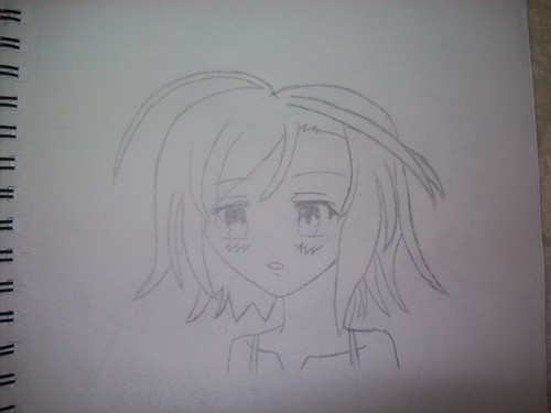  My drawing of Haruka Shigure from "A Dark Rabbit Has Seven Lives"