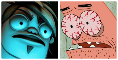  Similarities ~ Boog and Patrick star, sterne