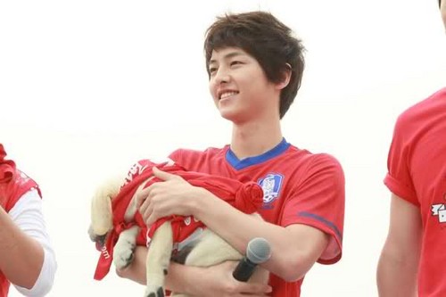  Song Joong-ki and dog in the sequel to puso Is