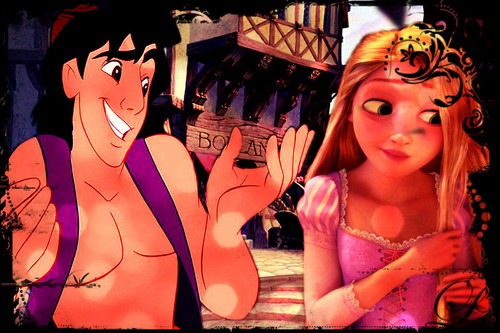  Aladin and rapunzel