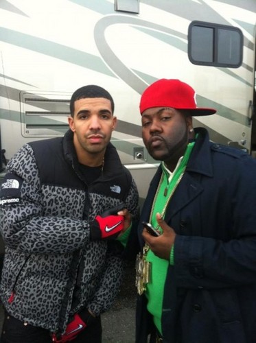  pato, drake behind the scenes for the Lema