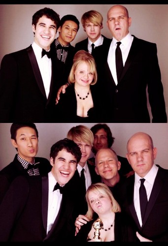  with Glee cast