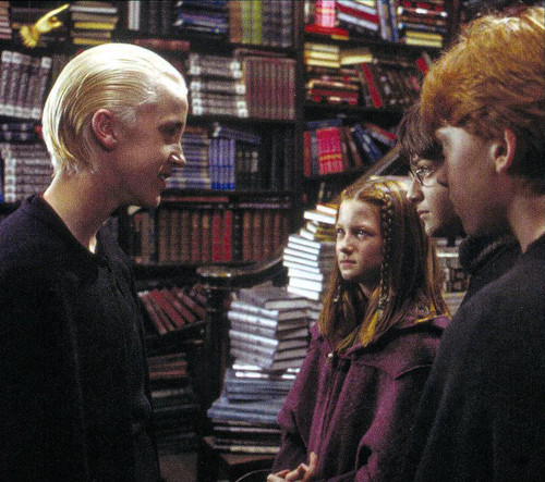  Harry, Ginny and Ron talk with draco HP2