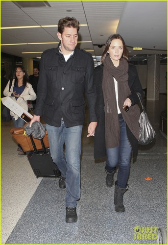  John Krasinski & Emily Blunt: Sundance to LAX!