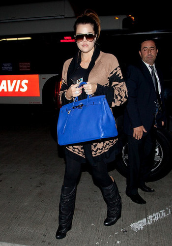  Khloe Kardashian at LAX