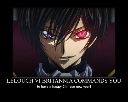  Lelouch commands آپ to have a Happy new سال