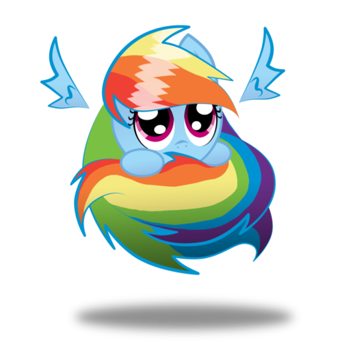 OMGOSH so cute Rainbow Dash!