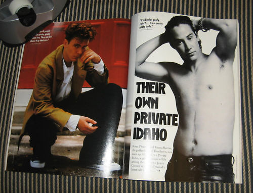  River & Keanu in a Magazine ♥