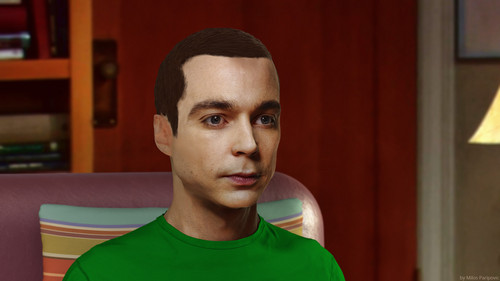  Sheldon Cooper 3D