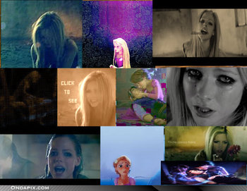  Tangled-Avril Lavigne Wish U Were Here achtergrond