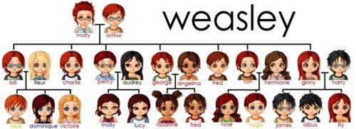  Weasley Family 나무, 트리