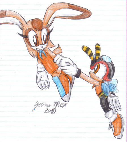 charmy bee and cream