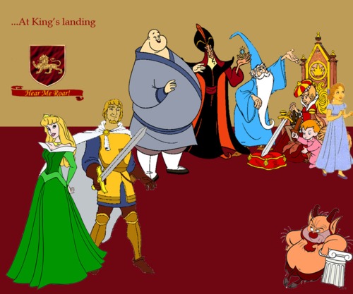  GoT with Disney characters!- House Lannister