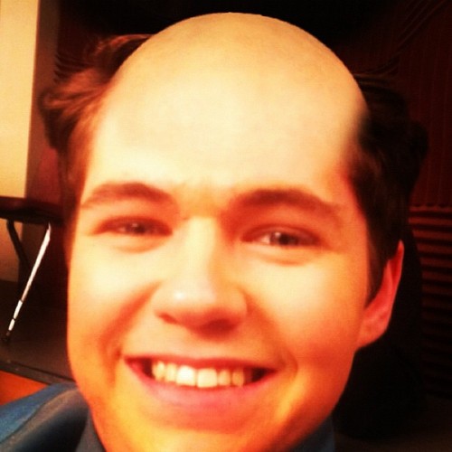  via Chord Overstreet: Damian before hair and makeup :)