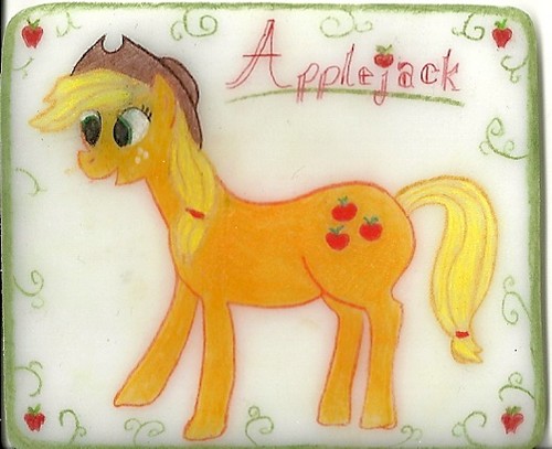  appeldrank, applejack Drawing
