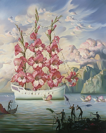 Arrival Of The Flower Ship