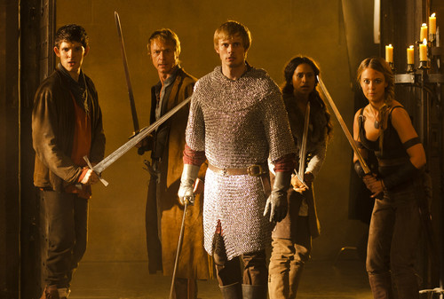  Arthur, Merlin, Gwen, Tristan & Isolde